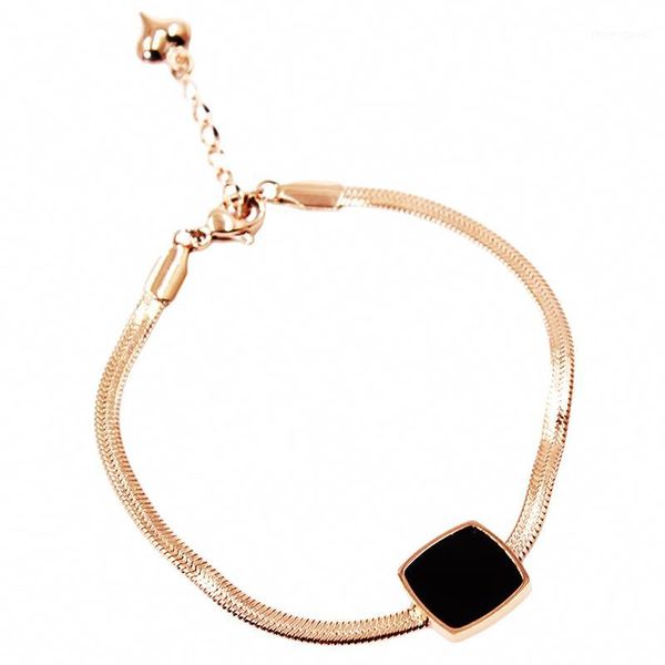 square bracelet snack chain bracelet women heart pendant luxury jewelry brand1, Golden;silver
square bracelet snack chain bracelet women heart pendant luxury jewelry brand1, Golden;silver