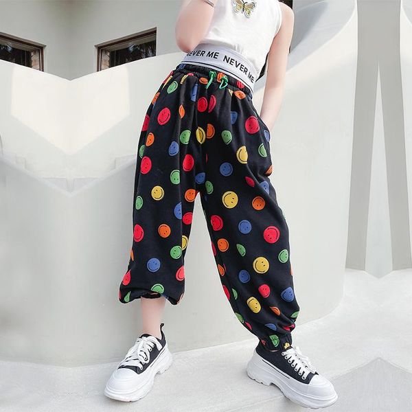 children's clothes fashion girls pants cartoon smile print casual sweatpants kids loose trousers harem spring autumn, Blue
children's clothes fashion girls pants cartoon smile print casual sweatpants kids loose trousers harem spring autumn, Blue