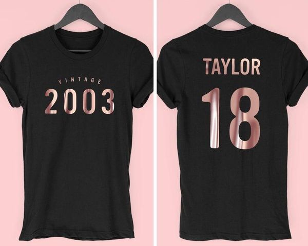 women's t-shirt private custom name year, month and birthday 18th 2003 vintage shirt y2k aesthetic kawaii, White
women's t-shirt private custom name year, month and birthday 18th 2003 vintage shirt y2k aesthetic kawaii, White