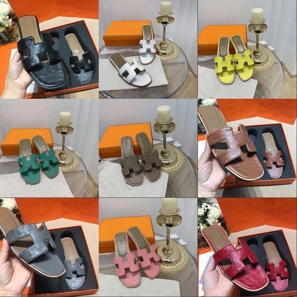 wholesale 2021 designers elegant women summer sandals classic slide slippers ladies genuine leather heel flopsflat shoe oran sandal 1969 y2, Black
wholesale 2021 designers elegant women summer sandals classic slide slippers ladies genuine leather heel flopsflat shoe oran sandal 1969 y2, Black