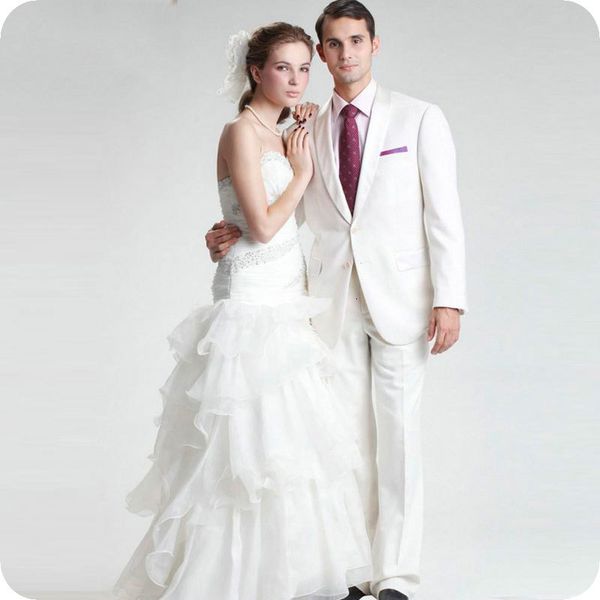 men's suits & blazers white wedding men groom wear tuxedos 2 pieces (jacket+pants) bridegroom man blazer costume homme ternos, White;black
men's suits & blazers white wedding men groom wear tuxedos 2 pieces (jacket+pants) bridegroom man blazer costume homme ternos, White;black