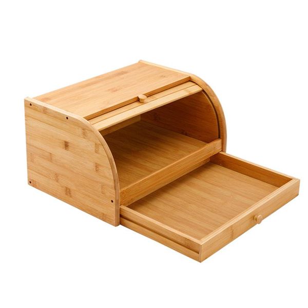 storage bottles & jars bamboo sturdy large capacity bread box double layer multifunctional container for desktop
storage bottles & jars bamboo sturdy large capacity bread box double layer multifunctional container for desktop