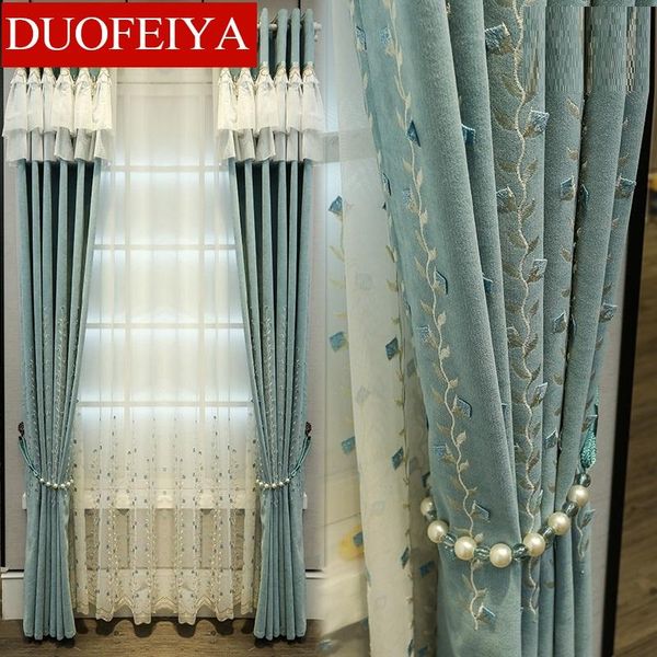 curtain & drapes european style modern idyllic bedroom shade finished product living room thickened chenille floor customized
curtain & drapes european style modern idyllic bedroom shade finished product living room thickened chenille floor customized