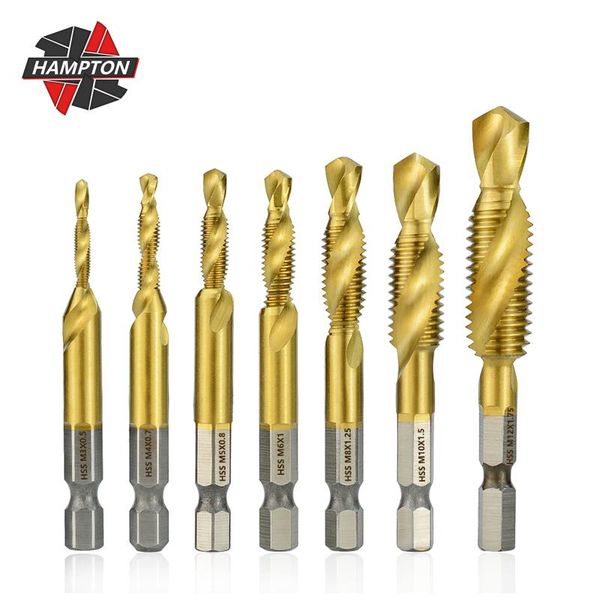 hand tools 7pcs hss screw thread tap m3-m12 machine plug tin coating metric threading 1/4 hex shank spiral
hand tools 7pcs hss screw thread tap m3-m12 machine plug tin coating metric threading 1/4 hex shank spiral