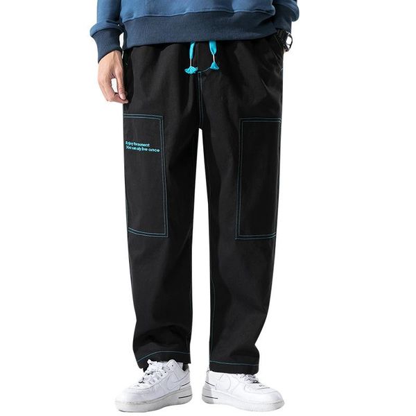 men's pants japanese style casual loose cotton hip hop man harem streetwear male trousers fitness sportswear, Black
men's pants japanese style casual loose cotton hip hop man harem streetwear male trousers fitness sportswear, Black