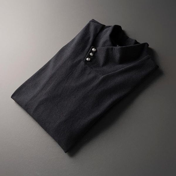 men's t-shirts designer excellent quality t shirts half turtleneck buttons collar velvet thicken full sleeve male autumn clothing#c15, White;black
men's t-shirts designer excellent quality t shirts half turtleneck buttons collar velvet thicken full sleeve male autumn clothing#c15, White;black