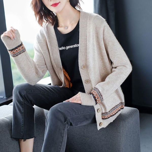 women's knits & tees fall 2021 autumn women selling crop sweater cardigan korean fashion netred casual knitted ladies bay214, White
women's knits & tees fall 2021 autumn women selling crop sweater cardigan korean fashion netred casual knitted ladies bay214, White