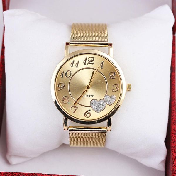 wristwatches 2021 love metal mesh with watch simple classic fashion casual quartz highquality womens women, Slivery;brown
wristwatches 2021 love metal mesh with watch simple classic fashion casual quartz highquality womens women, Slivery;brown