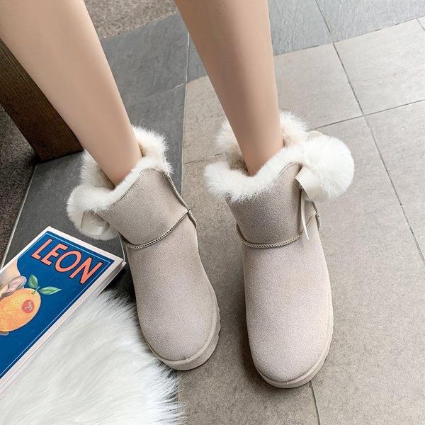 boots 2021 hairball snow women winter warm plush boot bow short plus velvet all match flats shoes cotton, Black
boots 2021 hairball snow women winter warm plush boot bow short plus velvet all match flats shoes cotton, Black