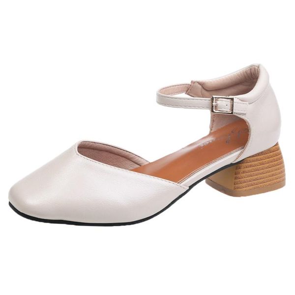 women high heel sandals buckle ankle strap summer fashion breathable shoes belt square woman, Black
women high heel sandals buckle ankle strap summer fashion breathable shoes belt square woman, Black