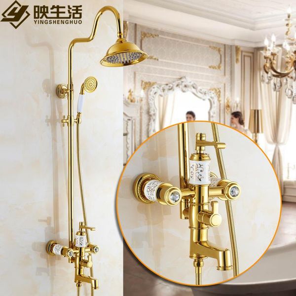 luxury bath waterfall faucet shower rose gold sets golden sprinkle retro suit carved hand head bathtub mixer bathroom
luxury bath waterfall faucet shower rose gold sets golden sprinkle retro suit carved hand head bathtub mixer bathroom