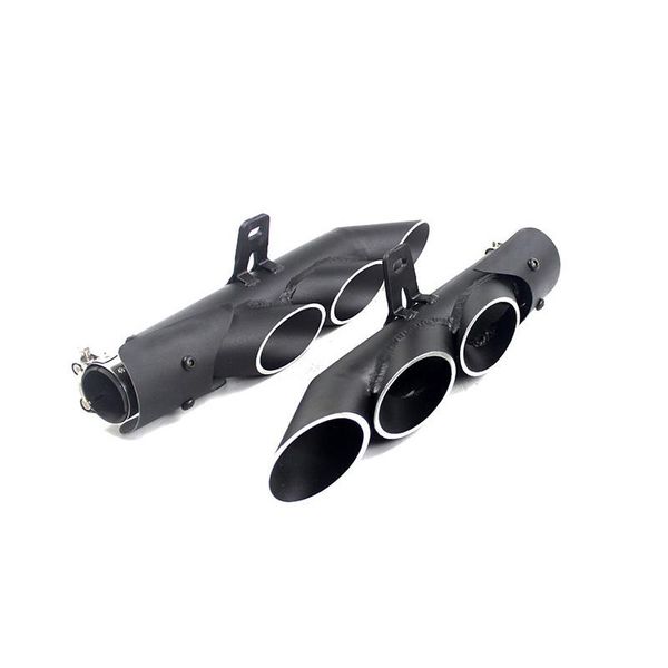 exhaust muffler pipe motorcycle escape moto aluminum alloy 2 3 holes dual outlet tail black color right and left side logo system
exhaust muffler pipe motorcycle escape moto aluminum alloy 2 3 holes dual outlet tail black color right and left side logo system