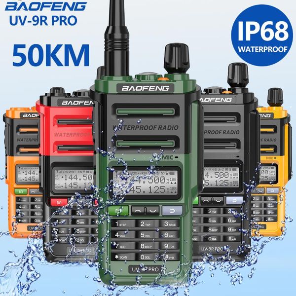 walkie talkie baofeng uv-9r pro ip68 waterproof dual band 136-174/400-520mhz ham radio upgraded of uv9r 50km long range uv-xr
walkie talkie baofeng uv-9r pro ip68 waterproof dual band 136-174/400-520mhz ham radio upgraded of uv9r 50km long range uv-xr