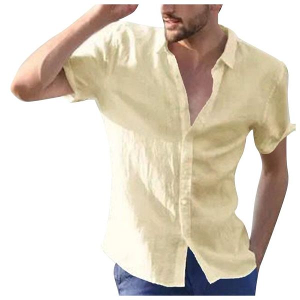 men's casual shirts men fashion solid streetwear buttons harajuku soft linen loose male tees short sleeve, White;black
men's casual shirts men fashion solid streetwear buttons harajuku soft linen loose male tees short sleeve, White;black