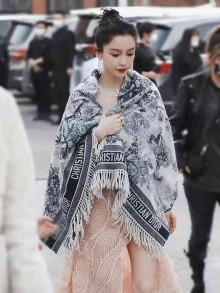 70% off design angela star's same warm long imitation cashmere scarf air conditioning room office shawl, Blue;gray
70% off design angela star's same warm long imitation cashmere scarf air conditioning room office shawl, Blue;gray