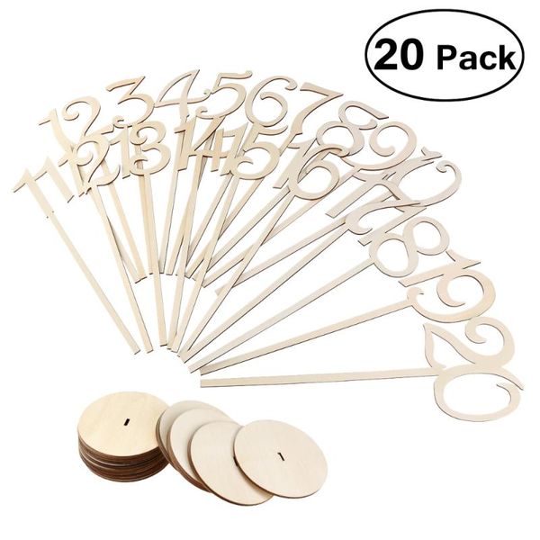 20pcs 1-20 wooden table numbers with holder base for wedding or home decoration (wood color) party
20pcs 1-20 wooden table numbers with holder base for wedding or home decoration (wood color) party