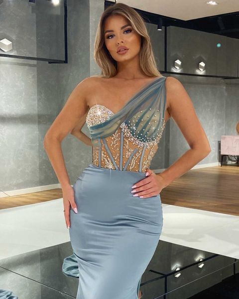 one-shoulder formal prom dresses luxury arabic mermaid evening dress custom made party gown for banquet robe, Black
one-shoulder formal prom dresses luxury arabic mermaid evening dress custom made party gown for banquet robe, Black