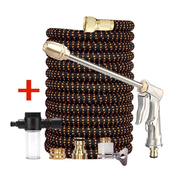 watering equipments 17ft-125ft expandable magic garden hose water gun high-pressure car wash pipe spray jet flexible home cleaning
watering equipments 17ft-125ft expandable magic garden hose water gun high-pressure car wash pipe spray jet flexible home cleaning