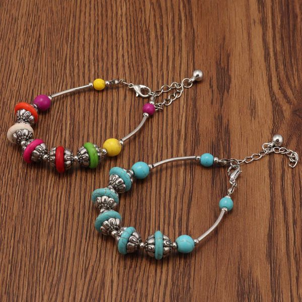 women's two-tone retro tibetan silver turquoise link chain bracelets gstqb011 fashion gift national style women men's diy bracelet, Black
women's two-tone retro tibetan silver turquoise link chain bracelets gstqb011 fashion gift national style women men's diy bracelet, Black