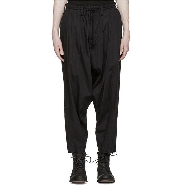 men's pants trousers with harlan feet pants, casual trousers, cropped thin spring and summer products, Black
men's pants trousers with harlan feet pants, casual trousers, cropped thin spring and summer products, Black
