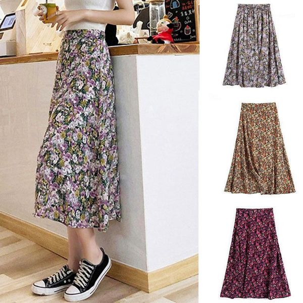 skirts spring summer fashion floral print midi women skirt elastic high waist elegant female long bottom a-line mujer, Black
skirts spring summer fashion floral print midi women skirt elastic high waist elegant female long bottom a-line mujer, Black