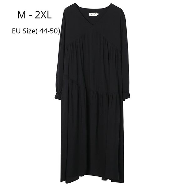 dresses fashion women long sleeves spring v-neck oversized loose dresses beach style plus size dress for female, Black;gray
dresses fashion women long sleeves spring v-neck oversized loose dresses beach style plus size dress for female, Black;gray