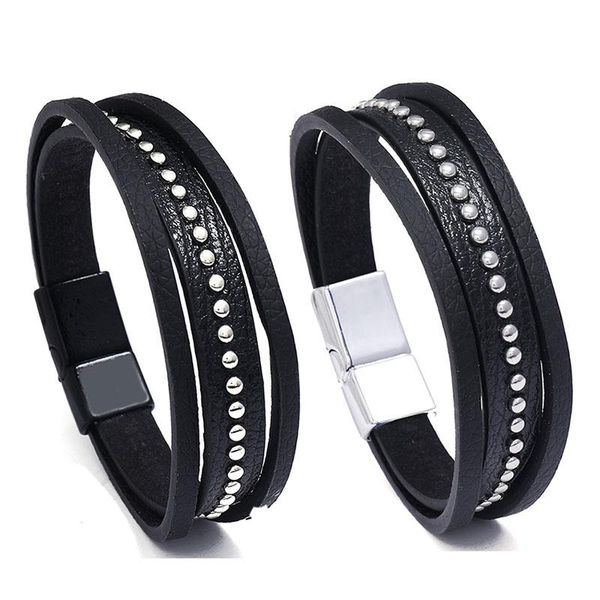 tennis drilling leather bracelet bangle for men korean fashion braclet alloy magnetic clasp wristband mens hand jewelry accessories, Golden;silver
tennis drilling leather bracelet bangle for men korean fashion braclet alloy magnetic clasp wristband mens hand jewelry accessories, Golden;silver