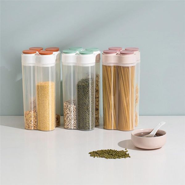 storage bottles & jars 4 grids large airtight grain box kitchen beans dried goods food tanks
storage bottles & jars 4 grids large airtight grain box kitchen beans dried goods food tanks