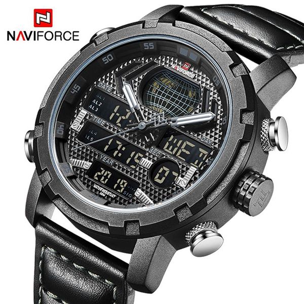 wristwatches naviforce men watch digital analog sport wristwatch military leather male waterproof clock relogios masculino 2021, Slivery;brown
wristwatches naviforce men watch digital analog sport wristwatch military leather male waterproof clock relogios masculino 2021, Slivery;brown