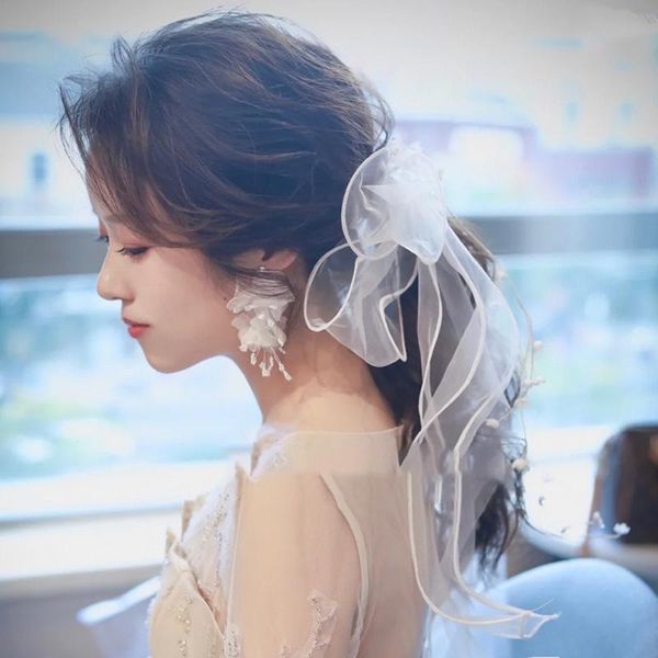 hair clips & barrettes bride wedding headdress net yarn handmade veil beautiful temperament side clip bow wave hairpin, Golden;silver
hair clips & barrettes bride wedding headdress net yarn handmade veil beautiful temperament side clip bow wave hairpin, Golden;silver