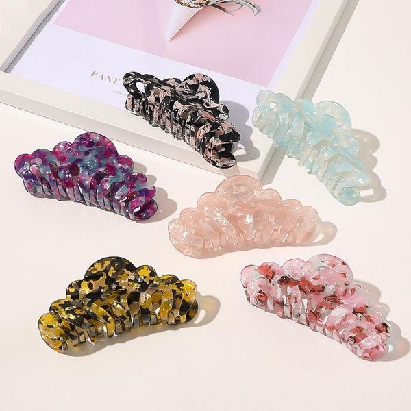acrylic clip for women tough leopard plastic hair claw large size clamps crab accessories1
acrylic clip for women tough leopard plastic hair claw large size clamps crab accessories1