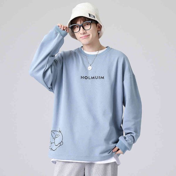 round neck sweater men's spring and long sleeve tide thin student print men's sports, Black
round neck sweater men's spring and long sleeve tide thin student print men's sports, Black