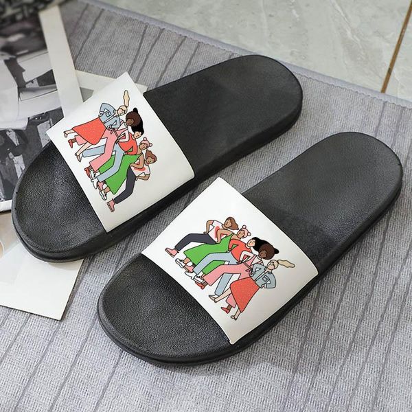 slippers fashion summer open toe kawaii girl pattern flip flops for women non-slip comfortable slides, Black
slippers fashion summer open toe kawaii girl pattern flip flops for women non-slip comfortable slides, Black