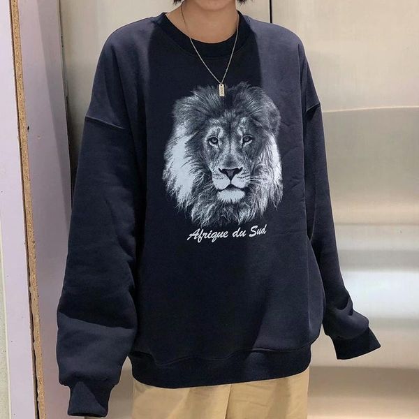 women's hoodies & sweatshirts unuth girls oversize cotton 2021 spring-autumn fashion ladies loose pullovers vintage women chic, Black
women's hoodies & sweatshirts unuth girls oversize cotton 2021 spring-autumn fashion ladies loose pullovers vintage women chic, Black