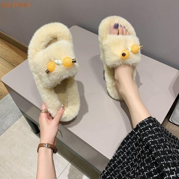 woman slippers furry fluffy flat shoes house women 2021 fashion all-around breathable fur slides flip flops, Black
woman slippers furry fluffy flat shoes house women 2021 fashion all-around breathable fur slides flip flops, Black