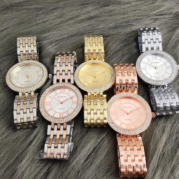 wristwatches womens watches stainless steel watch for women bracelet quartz clock woman rose gold montre femme, Slivery;brown
wristwatches womens watches stainless steel watch for women bracelet quartz clock woman rose gold montre femme, Slivery;brown