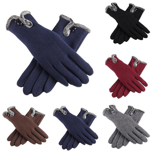 cycling gloves female autumn winter non-inverted velvet cashmere outdoor full finger warm lace women cotton touch screen, Black
cycling gloves female autumn winter non-inverted velvet cashmere outdoor full finger warm lace women cotton touch screen, Black