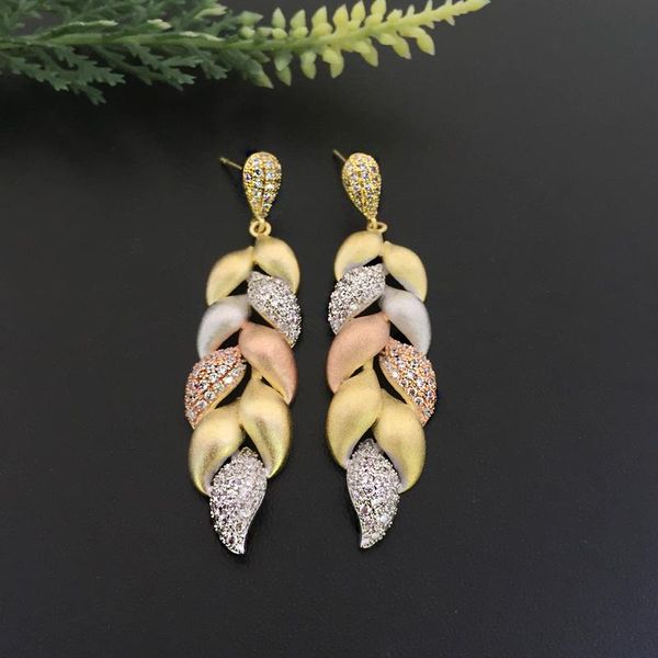 stud lanyika jewelry fashion fortunate panicle sandblasting full micro inlay plated banquet gift, Golden;silver
stud lanyika jewelry fashion fortunate panicle sandblasting full micro inlay plated banquet gift, Golden;silver