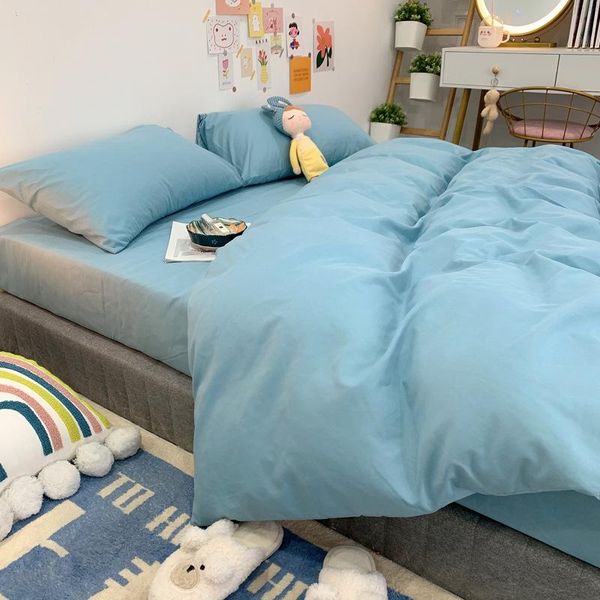 bedding sets nordic simple set solid color duvet cover sheet pillowcase 4-piece personalized smoke blue gray household king
bedding sets nordic simple set solid color duvet cover sheet pillowcase 4-piece personalized smoke blue gray household king