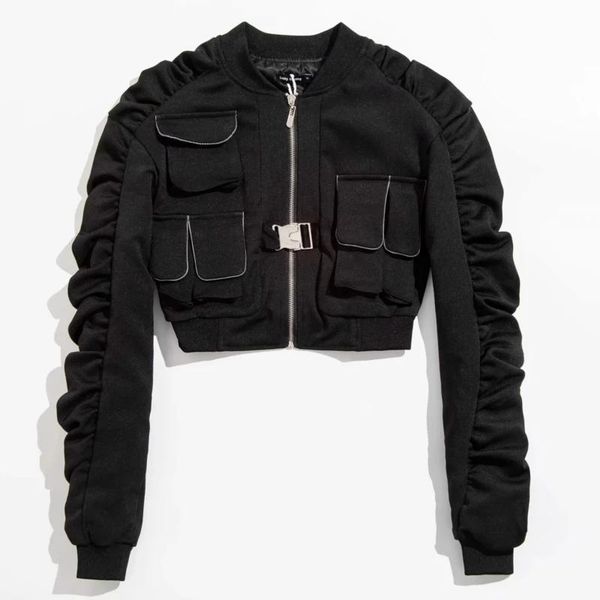 autumn spring women long sleeve round neck short jacket motorcycle style zipper black slim coat female outerwear women's jackets, Black;brown
autumn spring women long sleeve round neck short jacket motorcycle style zipper black slim coat female outerwear women's jackets, Black;brown