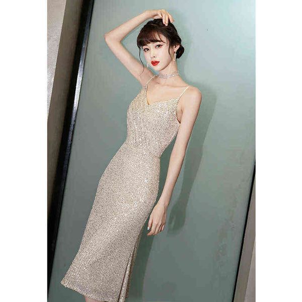 luxury prom dresses small female 2021 style temperament celebrity aura queen fishtail host banquet evening, Black
luxury prom dresses small female 2021 style temperament celebrity aura queen fishtail host banquet evening, Black