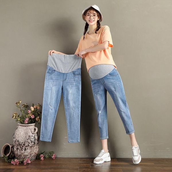 maternity bottoms summer mid-calf pants preppy style vintage design striped patchwork haroun trousers turnip pregnant women jeans, White
maternity bottoms summer mid-calf pants preppy style vintage design striped patchwork haroun trousers turnip pregnant women jeans, White