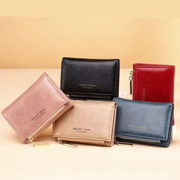 fashion women's korean short wallet multi-card pocket mini three fold pu change card holder ladies hand wallets, Red;black
fashion women's korean short wallet multi-card pocket mini three fold pu change card holder ladies hand wallets, Red;black