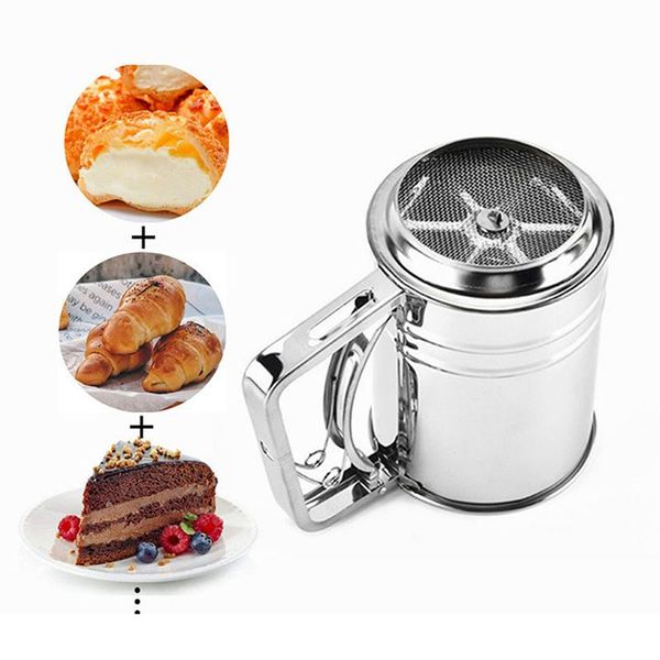 stainless steel mesh flour sifter mechanical baking icing sugar shaker sieve cup shape bakeware pastry tools &
stainless steel mesh flour sifter mechanical baking icing sugar shaker sieve cup shape bakeware pastry tools &