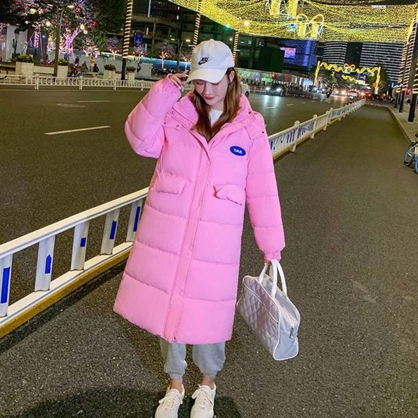 women's down & parkas bright colors 2021 autumn winter version of thick cotton clothes mid-length fashion loose bread jacket, Black
women's down & parkas bright colors 2021 autumn winter version of thick cotton clothes mid-length fashion loose bread jacket, Black