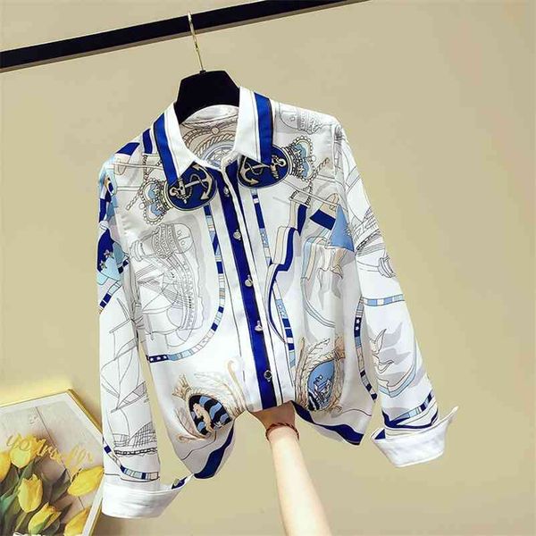 autumn women's turn down collar long sleeves runway style print shirt female office ladies shirts blouse a3659 210519, White
autumn women's turn down collar long sleeves runway style print shirt female office ladies shirts blouse a3659 210519, White