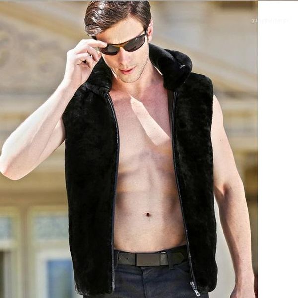 men's fur & faux 2021 winter coats for men sleeveless overcoat with hood slimming 5xl 6xl plus size fake outerwear xl688, Black
men's fur & faux 2021 winter coats for men sleeveless overcoat with hood slimming 5xl 6xl plus size fake outerwear xl688, Black