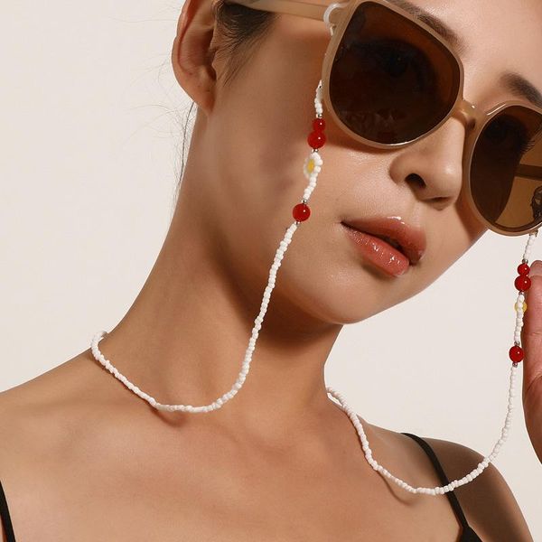 sunglasses frames bohemian mask strap beaded glasses chains women face lanyard anti slip women's neck chain for eyeglass floral, Silver
sunglasses frames bohemian mask strap beaded glasses chains women face lanyard anti slip women's neck chain for eyeglass floral, Silver