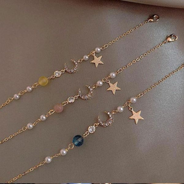 women's bracelets superior quality fashion simplicity stars moon classic retro trend bracelet holiday jewelry gift 2021 brace link, cha, Black
women's bracelets superior quality fashion simplicity stars moon classic retro trend bracelet holiday jewelry gift 2021 brace link, cha, Black