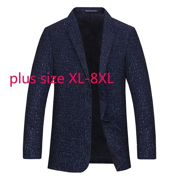men's suits & blazers arrival fashion suepr large autumn and winter men fashionable casual suit coat single breasted plus size xl-8xl 9, White;black 
men's suits & blazers arrival fashion suepr large autumn and winter men fashionable casual suit coat single breasted plus size xl-8xl 9, White;black